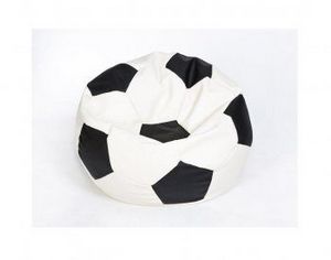 Кресло-мешок Мяч малый бело-черное в Лабытнанги - labytnangi.ok-mebel.com | фото 1