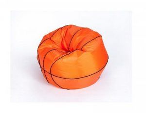 Кресло-мешок Баскетбольный мяч большой оранжево-черное в Лабытнанги - labytnangi.ok-mebel.com | фото 3