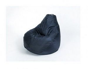 Кресло-мешок Груша малое черное в Лабытнанги - labytnangi.ok-mebel.com | фото 1