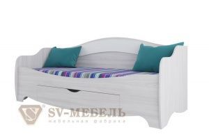 Кровать одноярусная Акварель 1 с ящиком в Лабытнанги - labytnangi.ok-mebel.com | фото 1