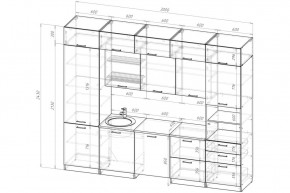 АНТИКА Кухонный гарнитур Экстра 5 (3000 мм) в Лабытнанги - labytnangi.ok-mebel.com | фото 2