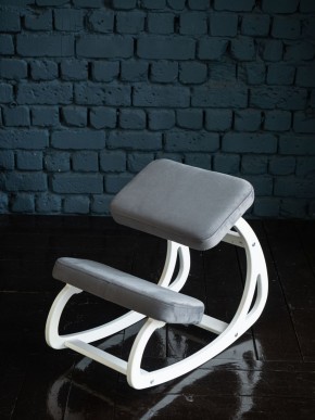 Балансирующий коленный стул Конёк Горбунёк (Белый) в Лабытнанги - labytnangi.ok-mebel.com | фото 3