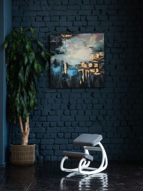 Балансирующий коленный стул Конёк Горбунёк (Белый) в Лабытнанги - labytnangi.ok-mebel.com | фото 4