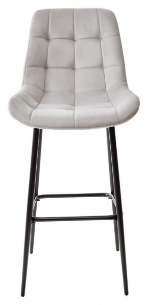 Барный стул ХОФМАН, цвет H-09 Светло-серый, велюр / черный каркас М-City в Лабытнанги - labytnangi.ok-mebel.com | фото 5