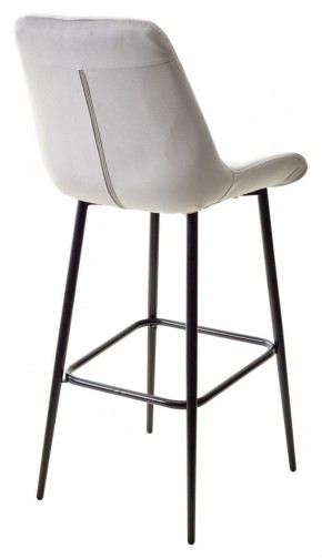 Барный стул ХОФМАН, цвет H-09 Светло-серый, велюр / черный каркас М-City в Лабытнанги - labytnangi.ok-mebel.com | фото 6