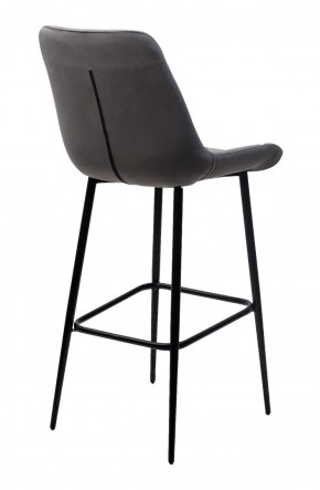 Барный стул ХОФМАН, цвет H-14 Серый, велюр / черный каркас М-City в Лабытнанги - labytnangi.ok-mebel.com | фото 4