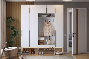 БАСКО Прихожая К7 (белое дерево) в Лабытнанги - labytnangi.ok-mebel.com | фото 13