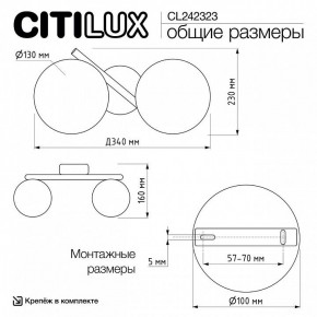 Бра Citilux Ronny CL242323 в Лабытнанги - labytnangi.ok-mebel.com | фото 9