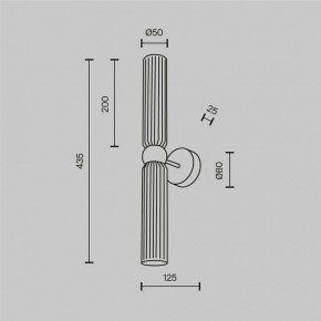 Бра Maytoni Antic MOD302WL-02CG1 в Лабытнанги - labytnangi.ok-mebel.com | фото 3