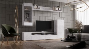 ДАЛЛАС Гостиная (модульная) цемент светлый в Лабытнанги - labytnangi.ok-mebel.com | фото