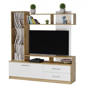 ДАРЬЯ Гостиная (Крафт серый/Крафт белый) в Лабытнанги - labytnangi.ok-mebel.com | фото 4