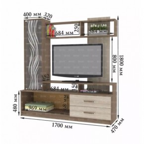 ДАРЬЯ Гостиная (Крафт серый/Крафт белый) в Лабытнанги - labytnangi.ok-mebel.com | фото 8