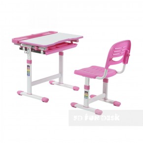 Комплект парта + стул трансформеры Cantare Pink в Лабытнанги - labytnangi.ok-mebel.com | фото 2