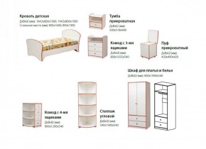 Набор мебели для детской Юниор-10 (с кроватью 800*1600) ЛДСП в Лабытнанги - labytnangi.ok-mebel.com | фото 2