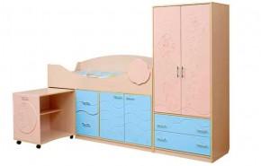 Набор мебели для детской Юниор -12.2 (700*1860) МДФ матовый в Лабытнанги - labytnangi.ok-mebel.com | фото