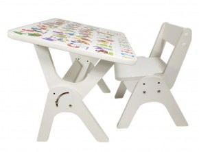 Детский растущий стол-парта и стул Я САМ "Умка" (Алфавит) в Лабытнанги - labytnangi.ok-mebel.com | фото 3