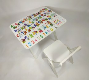 Детский растущий стол-парта и стул Я САМ "Умка" (Алфавит) в Лабытнанги - labytnangi.ok-mebel.com | фото 4