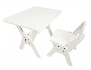 Детский растущий стол-парта и стул Я САМ "Умка" (Белый) в Лабытнанги - labytnangi.ok-mebel.com | фото 1