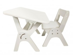 Детский растущий стол-парта и стул Я САМ "Умка" (Белый) в Лабытнанги - labytnangi.ok-mebel.com | фото 2