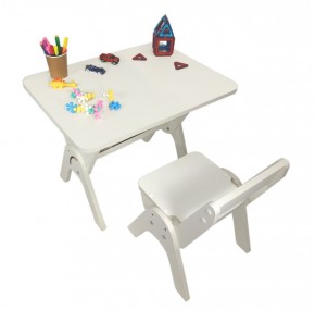 Детский растущий стол-парта и стул Я САМ "Умка" (Белый) в Лабытнанги - labytnangi.ok-mebel.com | фото 3