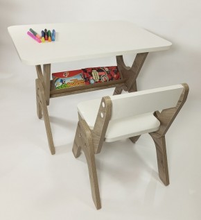 Детский растущий стол-парта и стул Я САМ "Умка" (Дуб/Серый) в Лабытнанги - labytnangi.ok-mebel.com | фото 8