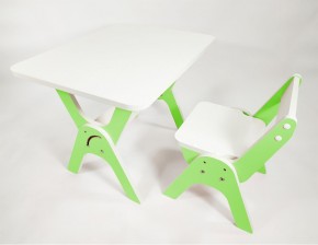 Детский растущий стол-парта и стул Я САМ "Умка" (Зеленый) в Лабытнанги - labytnangi.ok-mebel.com | фото 1