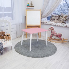 Детский стол Rolti Baby (розовый/белый, массив березы/мдф) в Лабытнанги - labytnangi.ok-mebel.com | фото 1