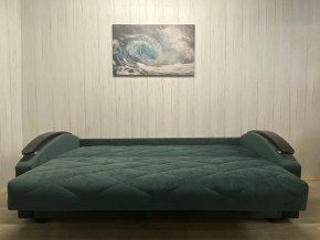 Диван Престиж-16 (НПБ+МДФ) велюр Sensey bottle green в Лабытнанги - labytnangi.ok-mebel.com | фото 3