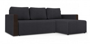 Диван угловой Алиса 3 Vital GRAFIT - Teos Dark Brown в Лабытнанги - labytnangi.ok-mebel.com | фото