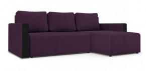 Диван угловой Алиса 3 Vital PLUM - Teos Black в Лабытнанги - labytnangi.ok-mebel.com | фото