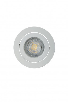 DK2017-WH Встраиваемый светильник, IP 20, 50 Вт, GU10, белый, алюминий в Лабытнанги - labytnangi.ok-mebel.com | фото