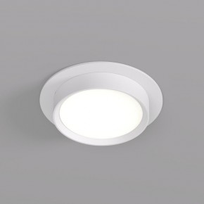 DK2090-WH Встраиваемый светильник FLAT, IP 20, до 15 Вт, GX53, LED, белый, алюминий в Лабытнанги - labytnangi.ok-mebel.com | фото