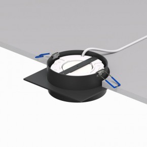 DK2091-BK Встраиваемый светильник FLAT, IP 20, до 15 Вт, GX53, LED, черный, алюминий в Лабытнанги - labytnangi.ok-mebel.com | фото 4