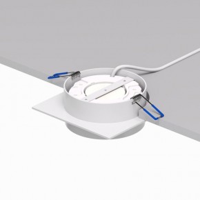 DK2091-WH Встраиваемый светильник FLAT, IP 20, до 15 Вт, GX53, LED, белый, алюминий в Лабытнанги - labytnangi.ok-mebel.com | фото 4