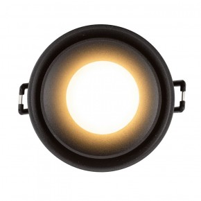 DK2403-BK Встраиваемый светильник влагозащ., IP 44, 10 Вт, GU10, черный, алюминий в Лабытнанги - labytnangi.ok-mebel.com | фото 3