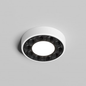 DK2440-WB Встраиваемый светильник DUAL 5+5 Вт, LED 4000K, IP 20, d90mm, белый/черный, алюминий/акрил в Лабытнанги - labytnangi.ok-mebel.com | фото 2