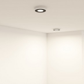 DK2440-WB Встраиваемый светильник DUAL 5+5 Вт, LED 4000K, IP 20, d90mm, белый/черный, алюминий/акрил в Лабытнанги - labytnangi.ok-mebel.com | фото 6