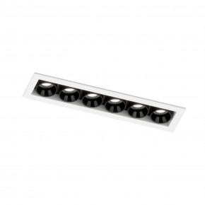 DK2514-WB Встраиваемый светильник SPACE со светодиодом L126mm 220V 10W 38° 4000К IP20 белый/черный алюминий в Лабытнанги - labytnangi.ok-mebel.com | фото 5