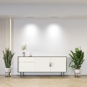 DK2515-WB Встраиваемый светильник SPACE со светодиодом L240mm 220V 20W 38° 4000К IP20 белый/черный алюминий в Лабытнанги - labytnangi.ok-mebel.com | фото 7