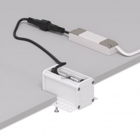 DK2530-WB Встраиваемый светильник SPACE со светодиодом под шпатлевку L69mm 220V 6W 38° 4000К IP20 белый/черный алюминий в Лабытнанги - labytnangi.ok-mebel.com | фото 5