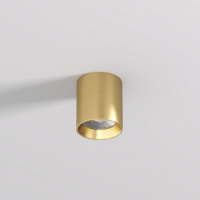 DK2610-SB Накладной светильник SHINE TUBE со светодиодом, D70*H80, IP20, 3000К, 10W, RA?90, сатинированная латунь, алюминий в Лабытнанги - labytnangi.ok-mebel.com | фото 2