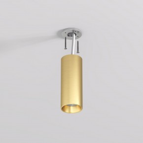 DK2615-SB Накладной светильник SHINE TUBE со светодиодом, D45*H115, IP20, 3000К, 7W, RA?90, сатинированная латунь, алюминий в Лабытнанги - labytnangi.ok-mebel.com | фото 3