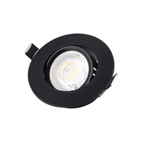 DK3020-BK Встраиваемый светильник, IP 20, 10 Вт, GU5.3, LED, черный, пластик в Лабытнанги - labytnangi.ok-mebel.com | фото 1