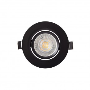 DK3020-BK Встраиваемый светильник, IP 20, 10 Вт, GU5.3, LED, черный, пластик в Лабытнанги - labytnangi.ok-mebel.com | фото