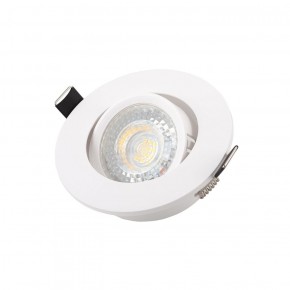DK3020-WH Встраиваемый светильник, IP 20, 10 Вт, GU5.3, LED, белый, пластик в Лабытнанги - labytnangi.ok-mebel.com | фото 3