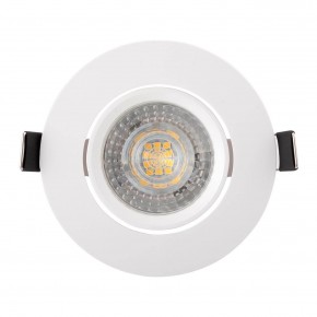 DK3020-WH Встраиваемый светильник, IP 20, 10 Вт, GU5.3, LED, белый, пластик в Лабытнанги - labytnangi.ok-mebel.com | фото