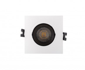 DK3021-WB Встраиваемый светильник, IP 20, 10 Вт, GU5.3, LED, белый/черный, пластик в Лабытнанги - labytnangi.ok-mebel.com | фото