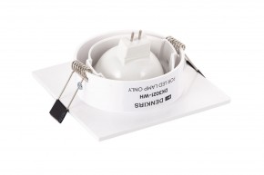 DK3021-WH Встраиваемый светильник, IP 20, 10 Вт, GU5.3, LED, белый, пластик в Лабытнанги - labytnangi.ok-mebel.com | фото 4