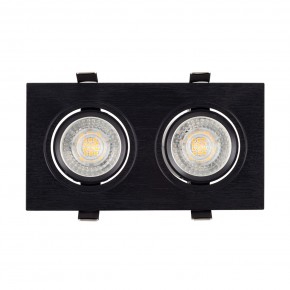 DK3022-BK Встраиваемый светильник, IP 20, 10 Вт, GU5.3, LED, черный, пластик в Лабытнанги - labytnangi.ok-mebel.com | фото 2