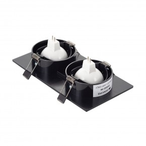 DK3022-BK Встраиваемый светильник, IP 20, 10 Вт, GU5.3, LED, черный, пластик в Лабытнанги - labytnangi.ok-mebel.com | фото 3